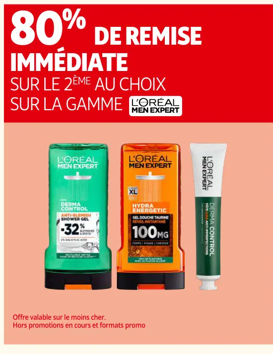 Offre: L'Oréal Men Expert Shower Gel 