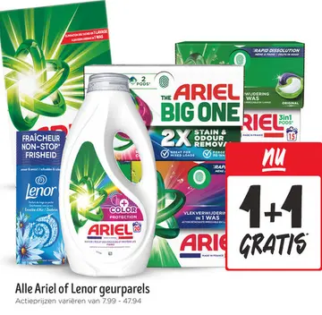 Aanbieding: Alle Ariel of Lenor geurparels