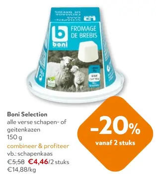 Aanbieding: Boni Selection schapen- of geitenkazen