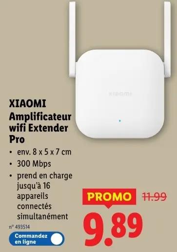 Offre: Amplificateur wifi Extender Pro