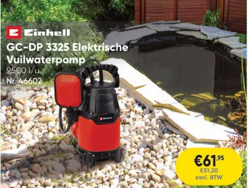 Aanbieding: GC-DP 3325 Elektrische Vuilwaterpomp