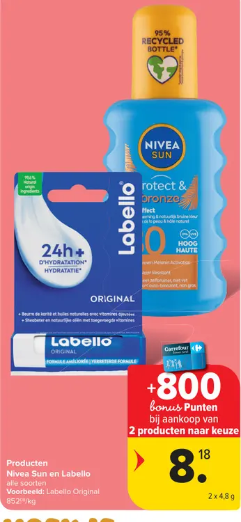 Promotie: Nivea Sun en Labello alle soorten
