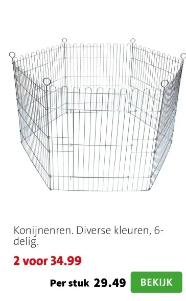 Promotie: Konijnenren