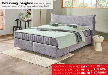Aanbieding: Everglow boxspring