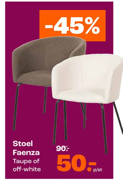 Aanbieding: Stoel Faenza