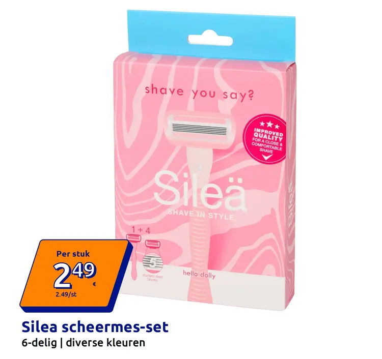 Promotie: Silea scheermes-set