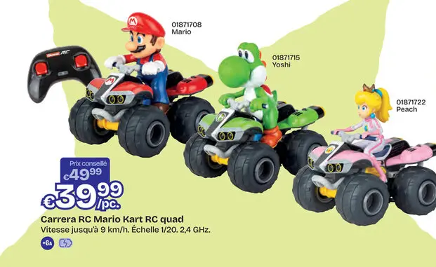 Offre: Carrera RC Mario Kart RC quad