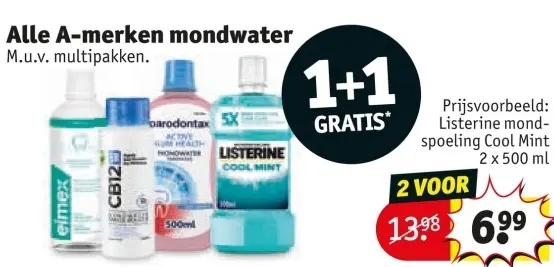 Aanbieding: Alle A-merken mondwater