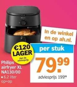 Aanbieding: Philips airfryer XL NA130/00