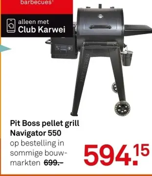 Aanbieding: Pit Boss pellet grill Navigator