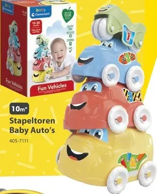 Aanbieding: Stapeltoren Baby Auto's