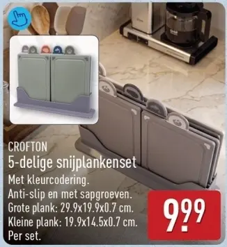 Aanbieding: 5-delige snijplankenset