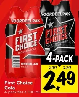 Aanbieding: First Choice Cola