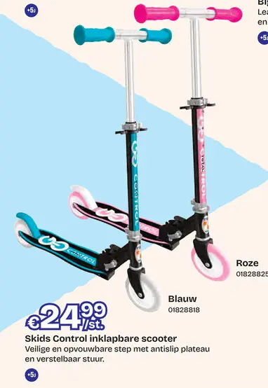 Promotie: Skids Control inklapbare scooter
