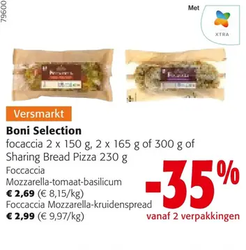 Aanbieding: Focaccia of Sharing Bread Pizza