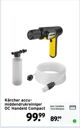 Aanbieding: Kärcher accu-middendrukreiniger OC Handeld Compact
