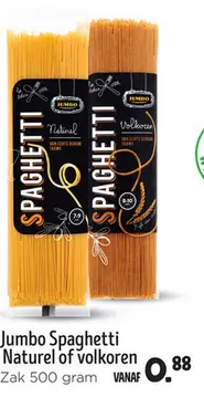 Aanbieding: Jumbo Spaghetti Naturel 500 g