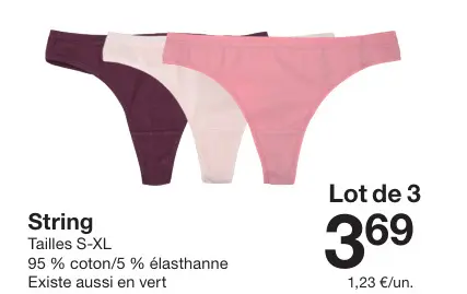 Offre: String