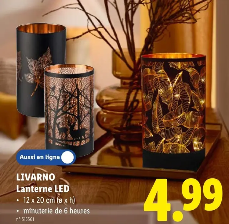 Offre: LIVARNO Lanterne LED
