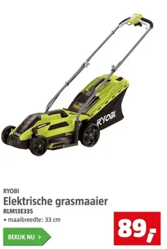 Aanbieding: Elektrische grasmaaier RLM13E33S