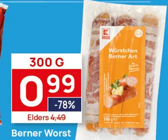 Aanbieding: Berner Worst