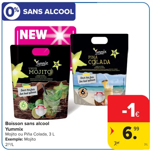 Offre: Boisson sans alcool