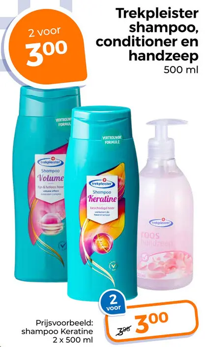 Aanbieding: Shampoo, conditioner en handzeep