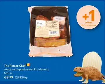Aanbieding: zoete aardappelen met kruidenmix