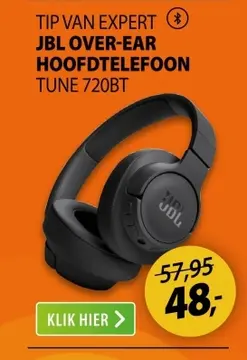 Aanbieding: Jbl over-ear hoofdtelefoon tune 720bt