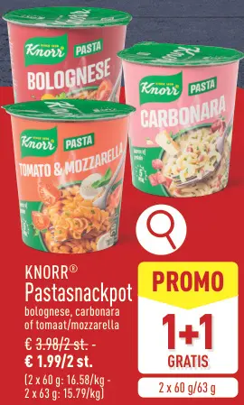 Promotie: Snackpot aux pâtes