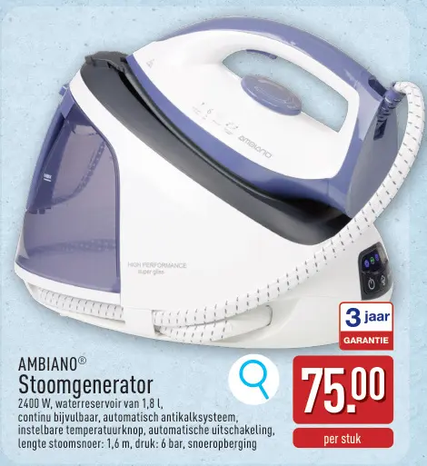 Promotie: Stoomgenerator