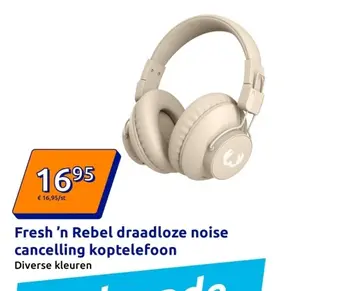 Aanbieding: Fresh 'n Rebel draadloze noise cancelling kop