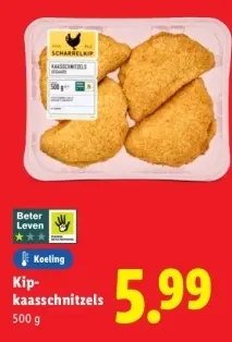 Aanbieding: Kip-kaasschnitzels