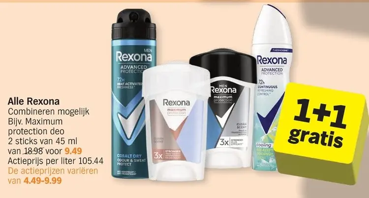 Promotie: Alle Rexona