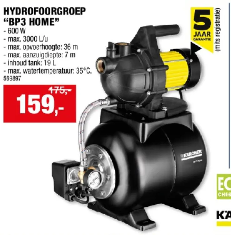 Promotie: Hydrofoorgroep "bp3 home"