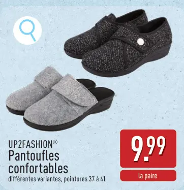 Offre: Pantoufles confortables