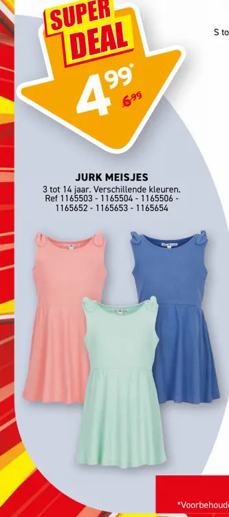 Promotie: Jurk meisjes