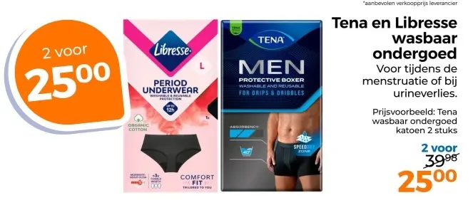 Aanbieding: Wasbaar ondergoed