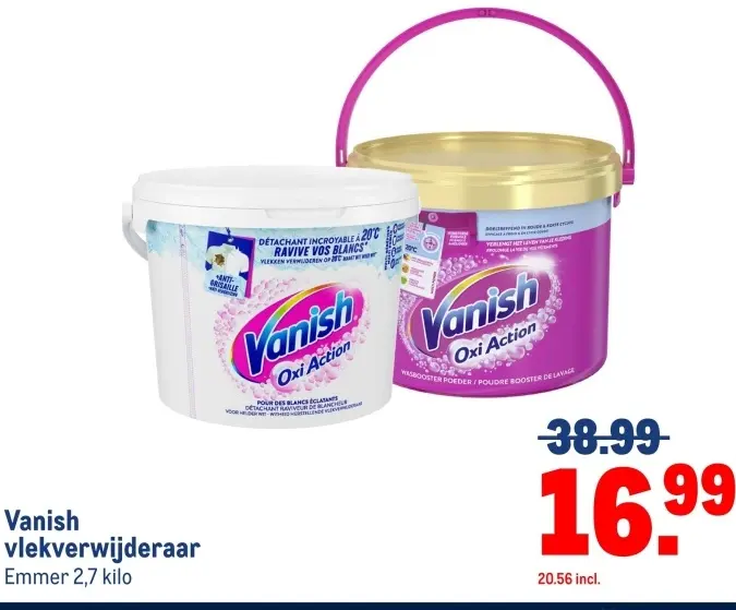 Aanbieding: Vanish vlekverwijderaar