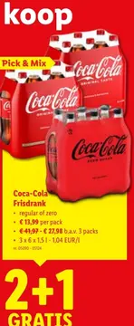 Aanbieding: Coca-Cola Frisdrank