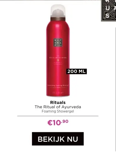 Aanbieding: The Ritual of Ayurveda Foaming Showergel