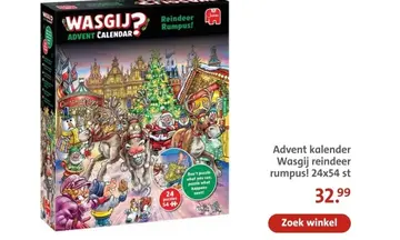 Aanbieding: Advent kalender Wasgij reindeer rumpus!