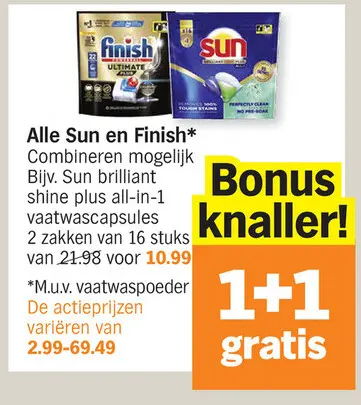 Aanbieding: Alle Sun en Finish