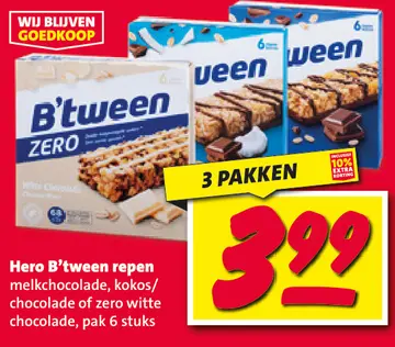 Aanbieding: Hero B'tween repen
