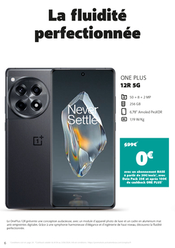Offre: OnePlus 12R 5G