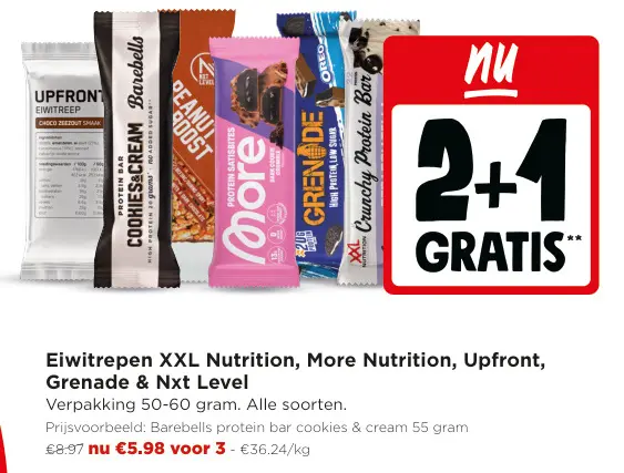 Promotie: Eiwitrepen
