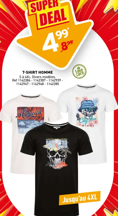 Offre: T-shirt homme