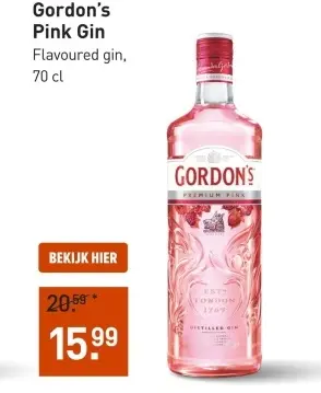 Aanbieding: Gordon's Pink Gin