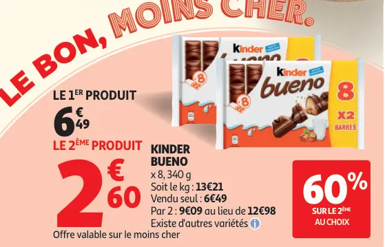 Promotie: Kinder Bueno