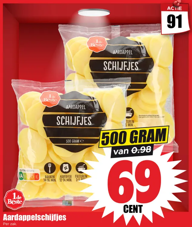 Aanbieding: Aardappelschijfjes